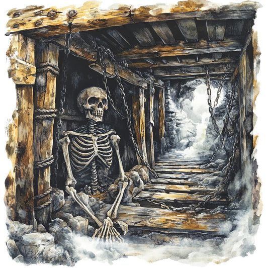 Haunted Ocean Fabric Panel 25