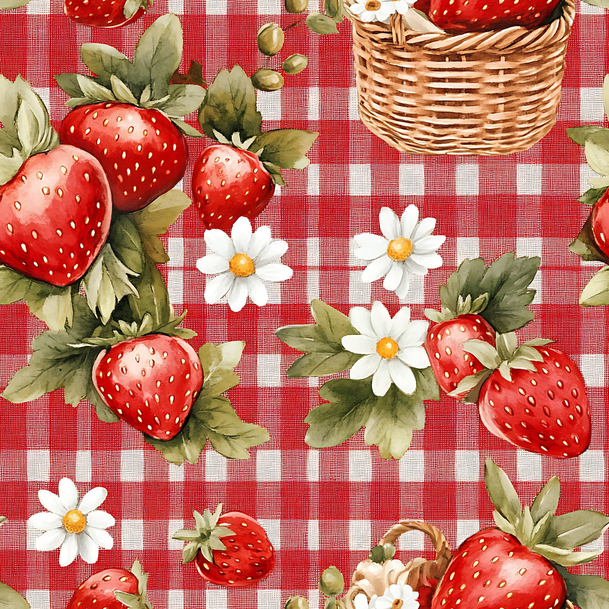 Berry Basket Charm Pattern 10 Minky Fabric