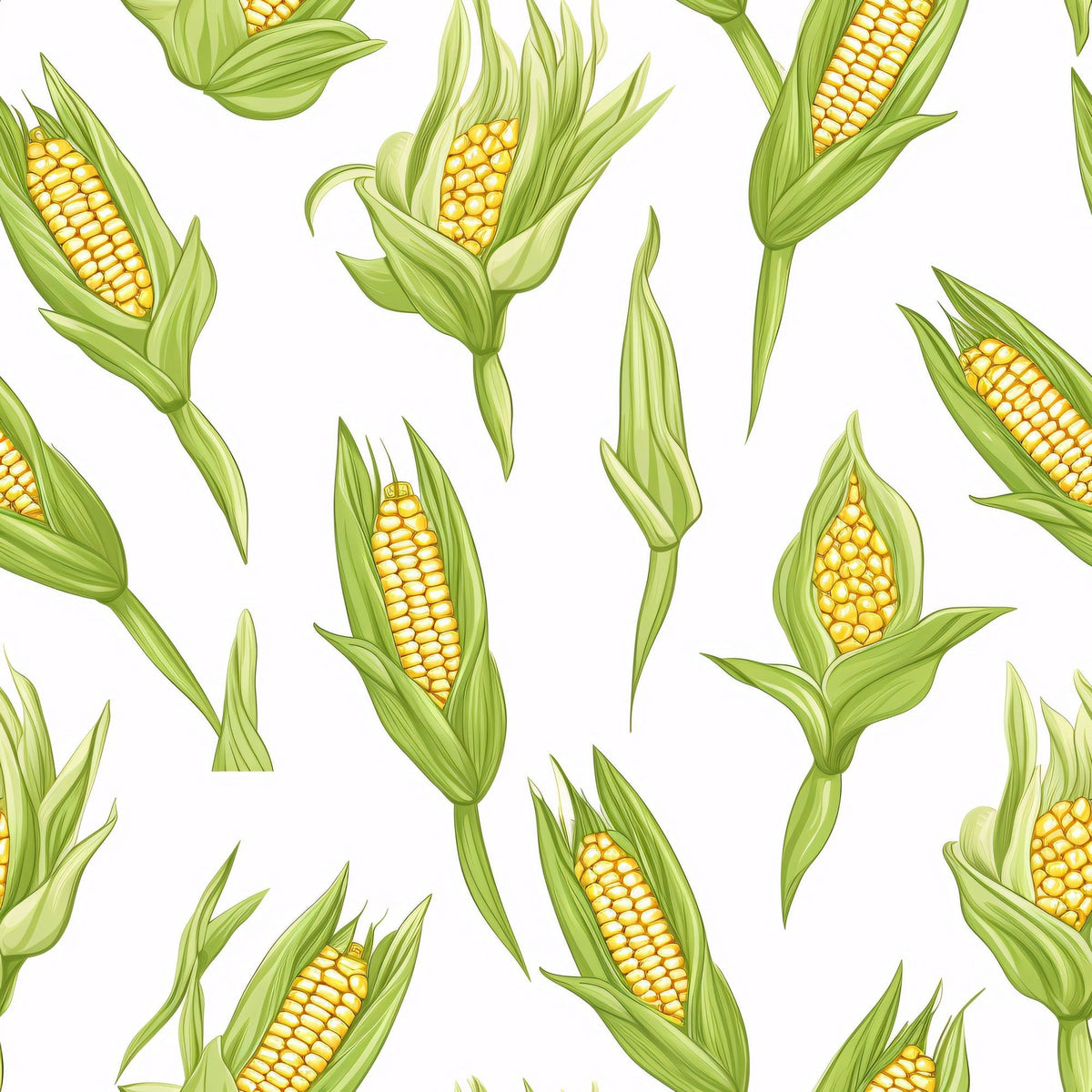 Golden Maize Pattern 9 Minky Fabric