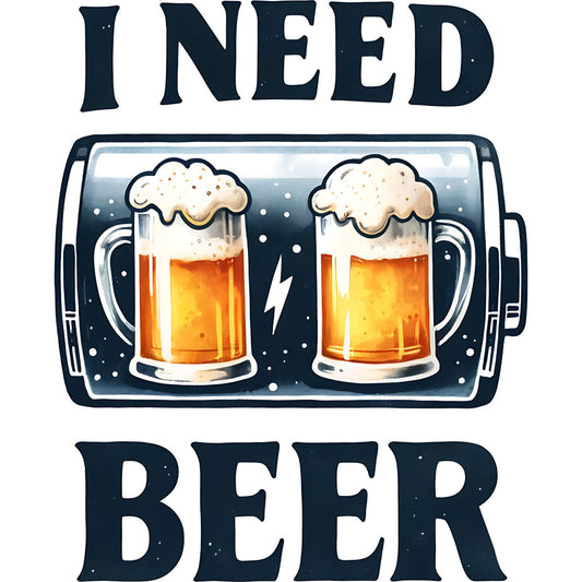 Funny Beer Quote Fabric Panel 14