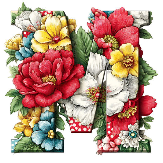 Wedding Alphabet Fabric Panel 20