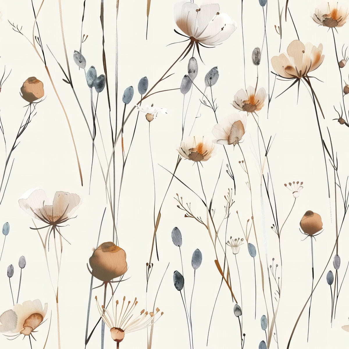 Whispering Stems Pattern 10 Minky Fabric
