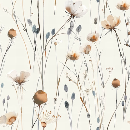 Whispering Stems Pattern 10 Minky Fabric