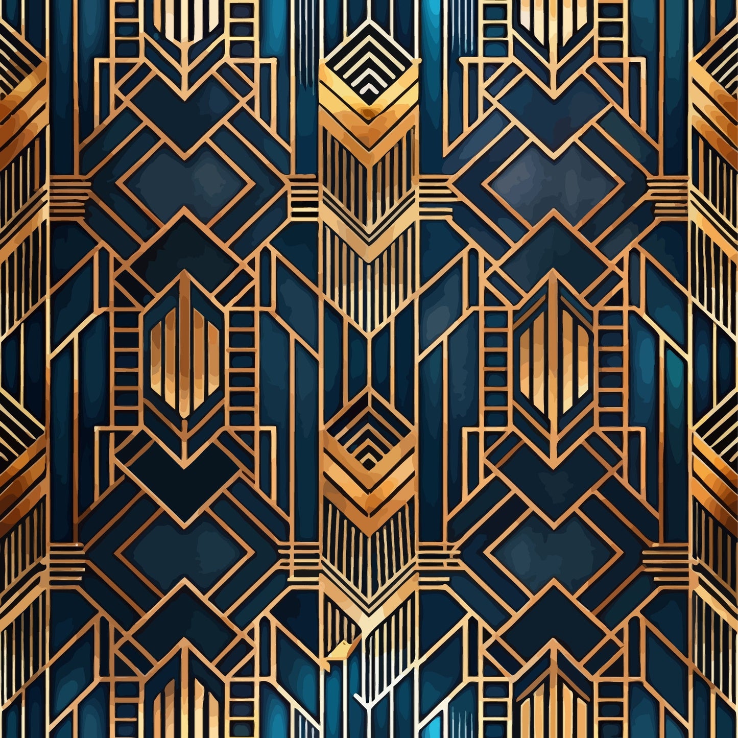 Art Deco Pattern 55 Quilting Cotton Fabric