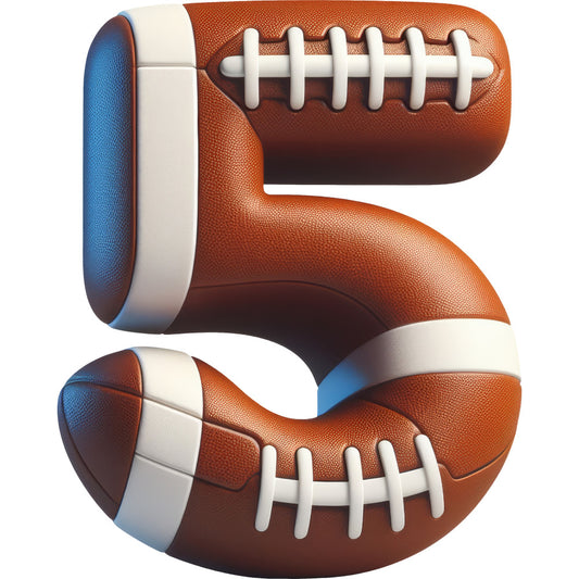 Football Alphabet Fabric Panel 3