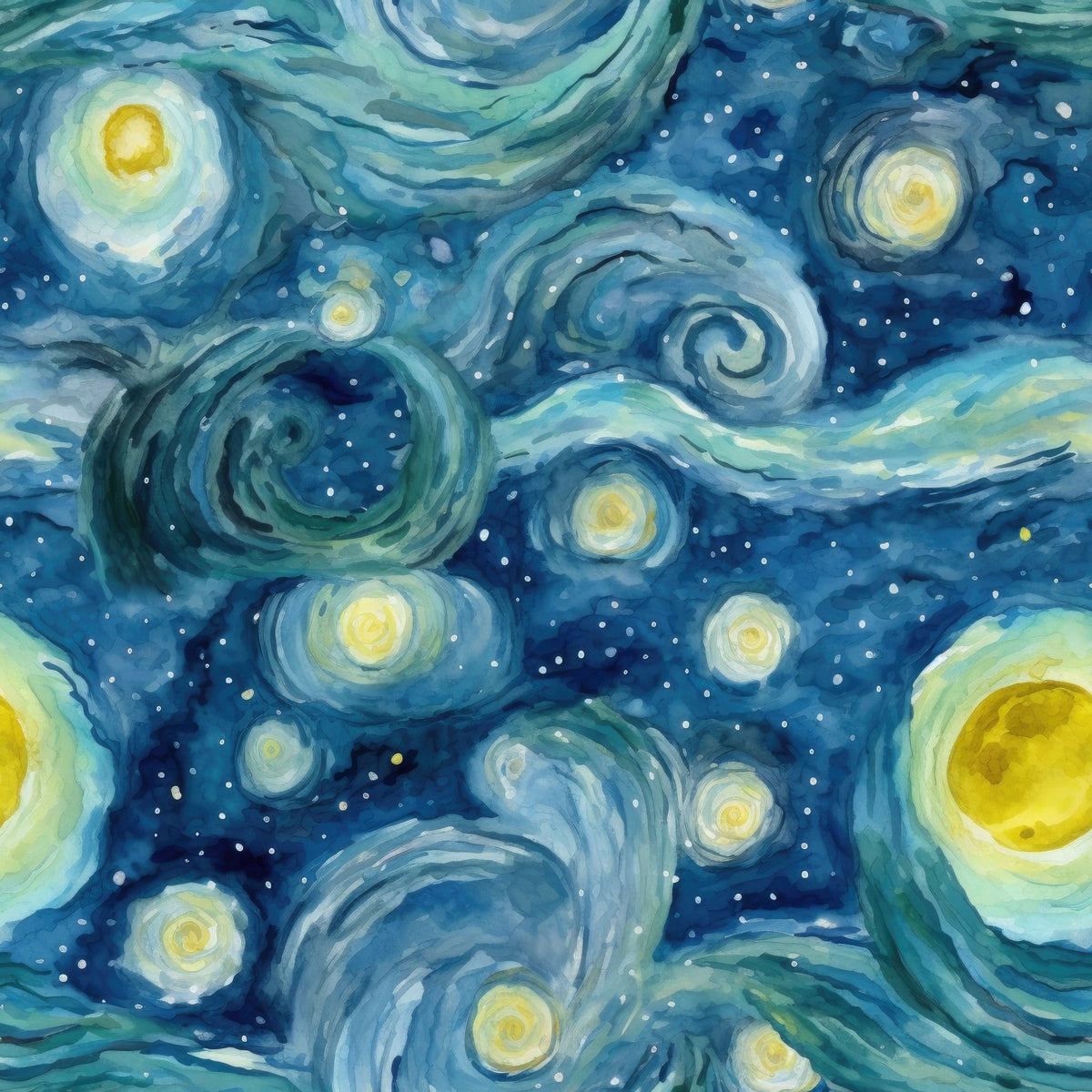 Swirling Skies Pattern 22 Minky Fabric