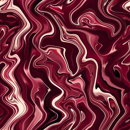 Burgundy Abstract Pattern 14 Quilting Cotton Fabric