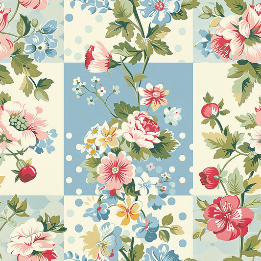 Celias Cottagecore Pattern 5 Quilting Cotton Fabric