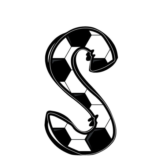 black and white, soccer, sports, geometric, ball, number 9, monochrome, modern, athletic, youth, children, boys, sports themed, football, team spirit, abstract, bold pattern, high contrast, casual style, active wear, bedroom decor, wall hanging, nursery, game room, sports fan, competitive, dynamic, energetic