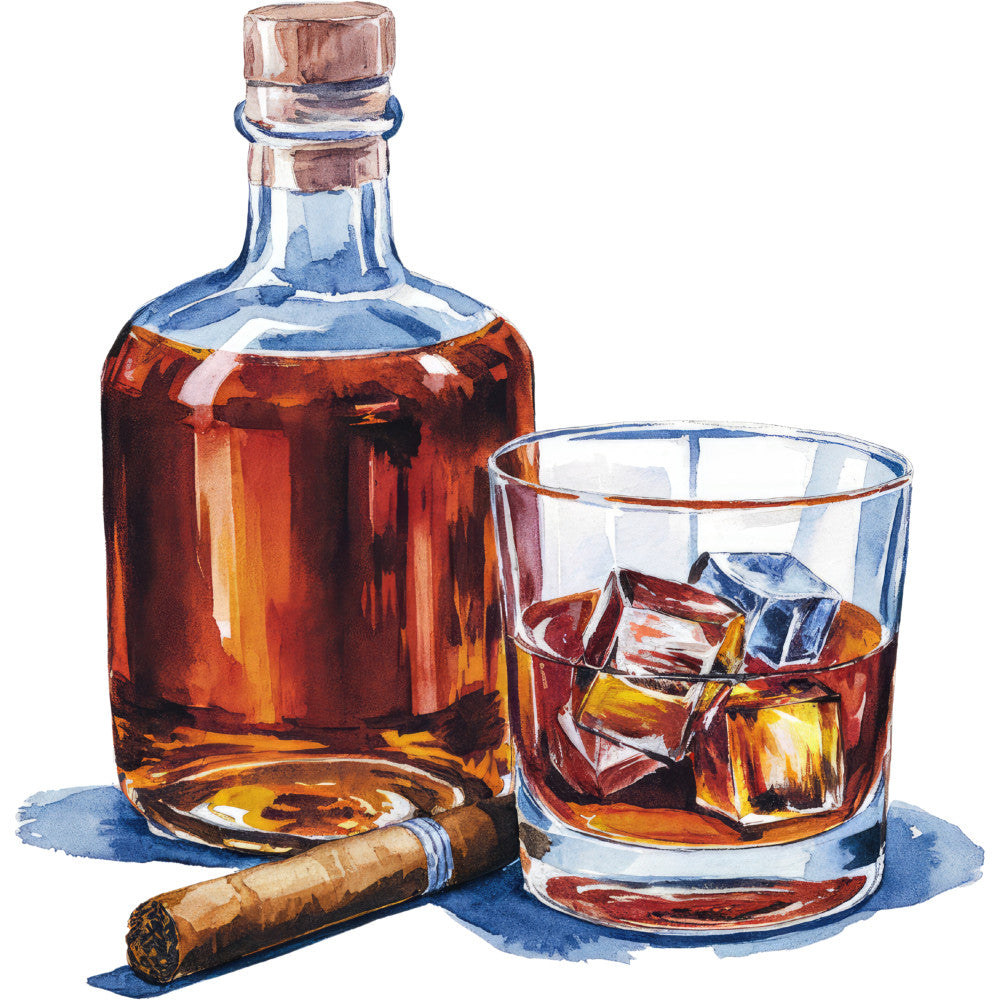 Watercolor Casino Fabric Panel 39