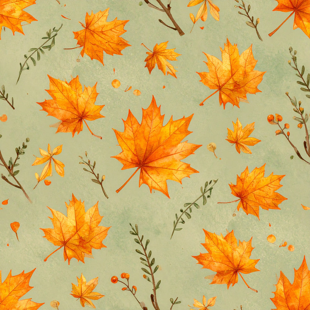 Autumn Woodland Whimsy Pattern 9 Minky Fabric