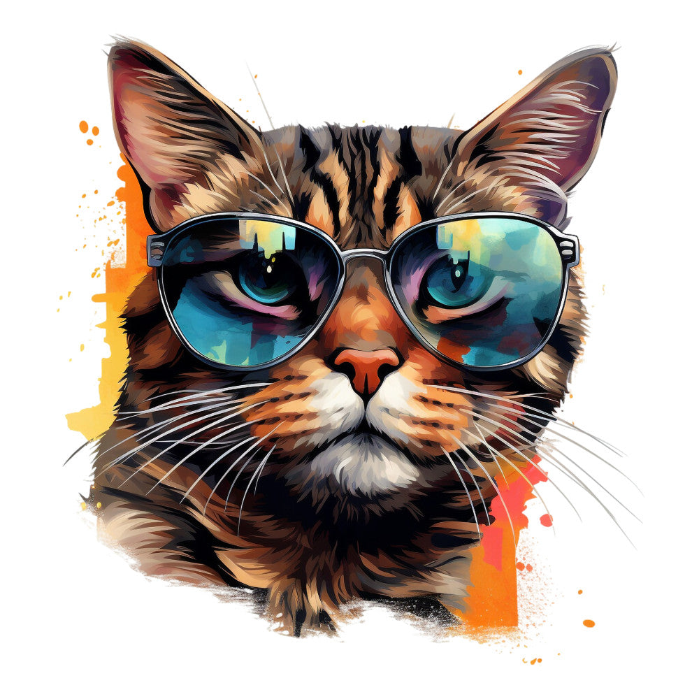 Cats with Sunglasses Fabric Panel 8