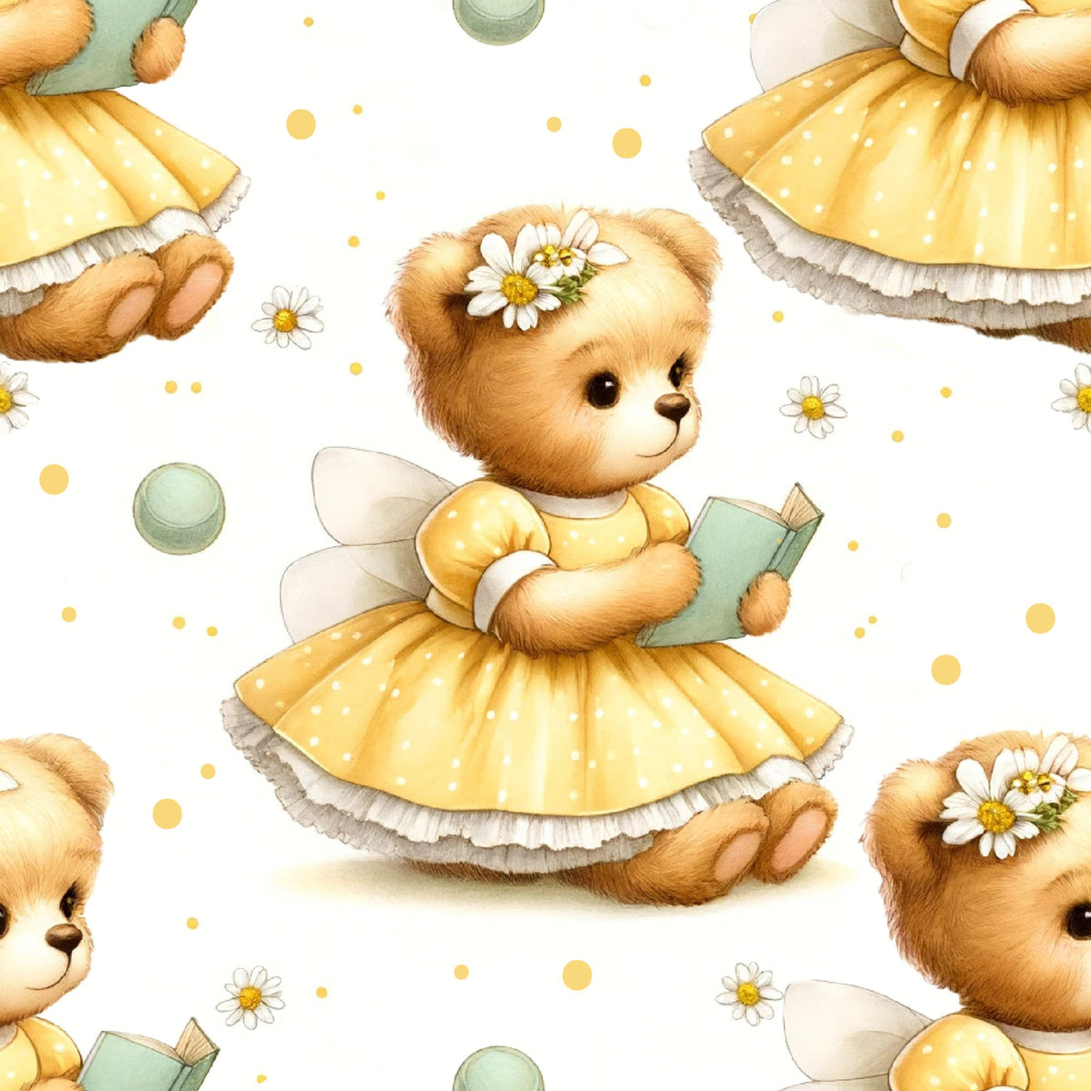 Sunshine Storybook Pattern 12 Minky Fabric