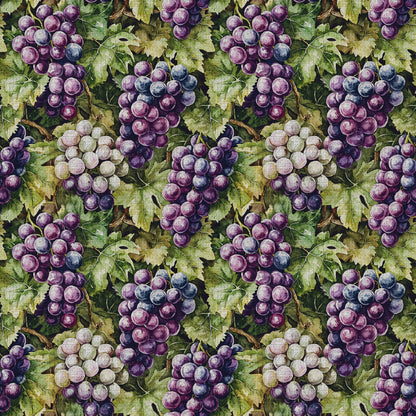 Twilight Grape Grove Pattern 1 Minky Fabric