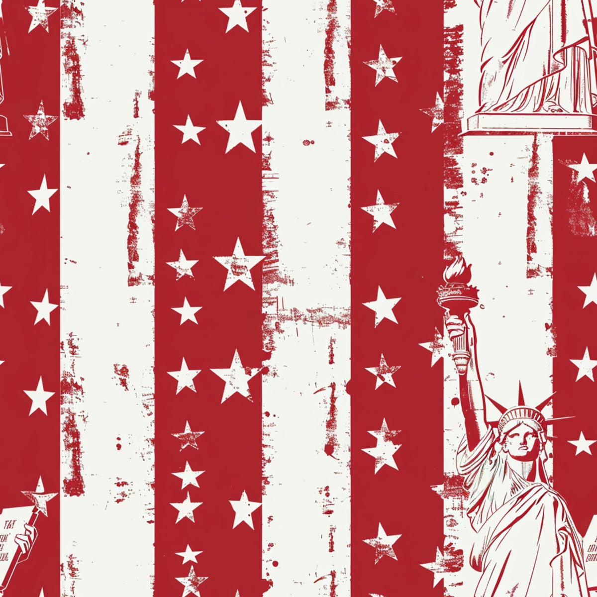 Liberty Stars Pattern 9 Minky Fabric