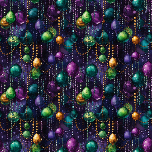 Masquerade Jewels Pattern 7 Minky Fabric