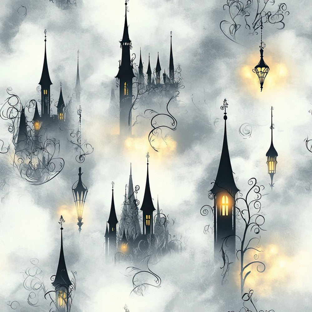Gothic Fairytale Pattern 61 Minky Fabric