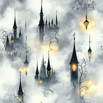 Gothic Fairytale Pattern 61 Minky Fabric