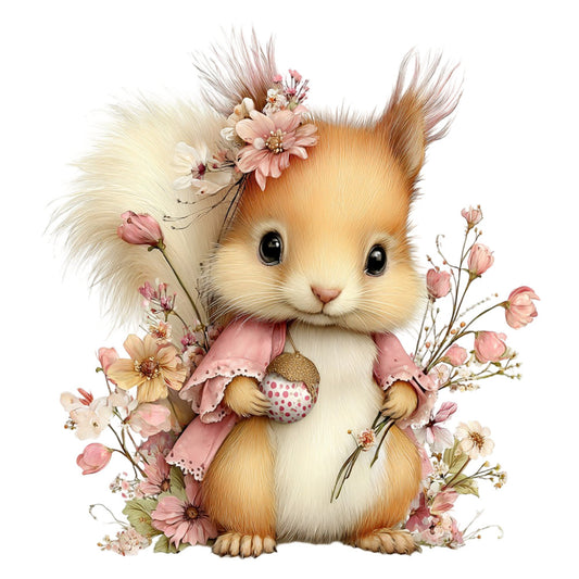 cream, soft pink, dusty rose, coral pink, tan, beige, pastel, floral, cute animals, bunny, rabbit, flowers, daisies, botanical, whimsical, sweet, adorable, baby, spring, nature, garden, delicate, vintage, soft, gentle, cheerful, children's, nursery, baby quilt, wall hanging