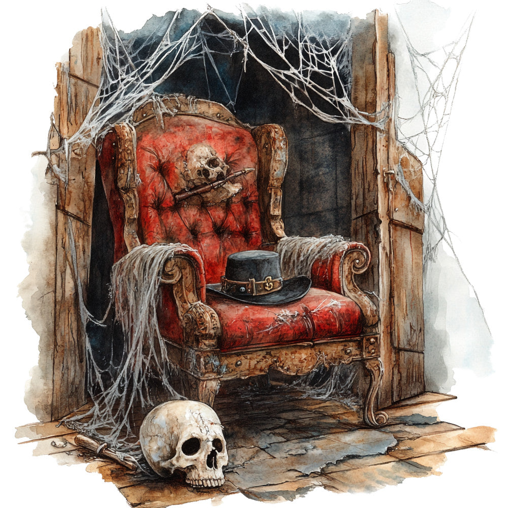 Haunted Ocean Fabric Panel 18