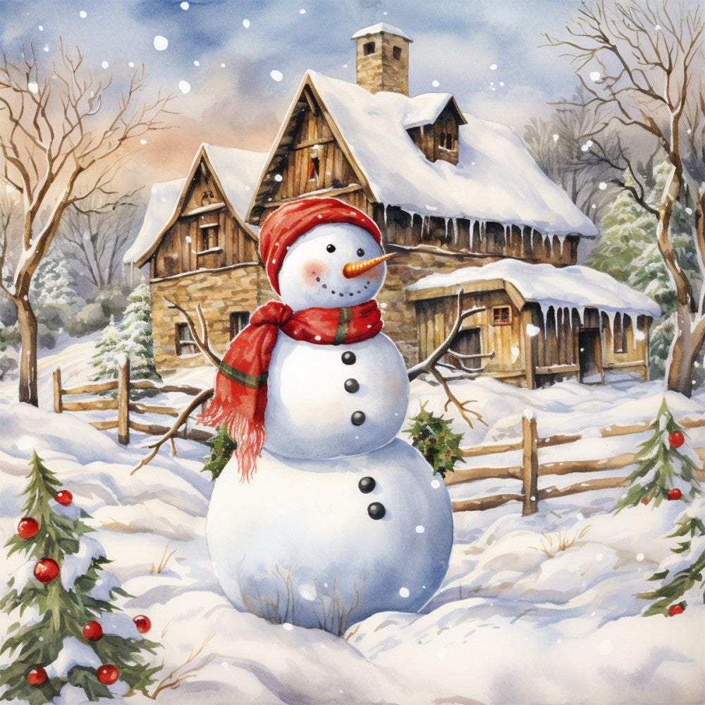 A Country Christmas Fabric Panel 27