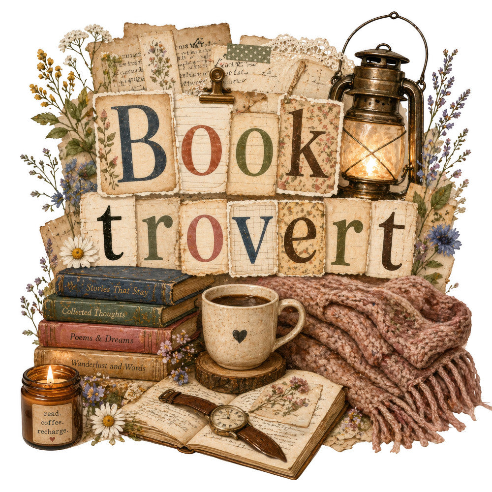 book lover, vintage, literary, book themed, coffee, cozy, rustic, dried flowers, lavender, daisy, botanical, cream, tan, sage green, dusty rose, burnt orange, cottage core, farmhouse, steampunk, nostalgic, reading nook, book quote, antique, tea time, lantern, knitted texture, pressed flowers, autumn, intellectual, bookworm