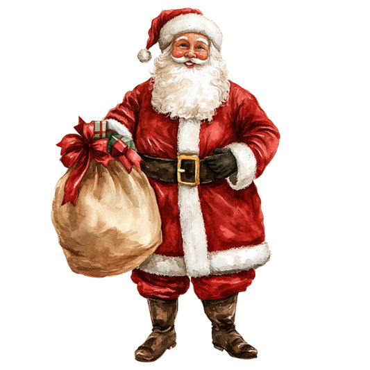 Rustic Christmas Fabric Panel 1