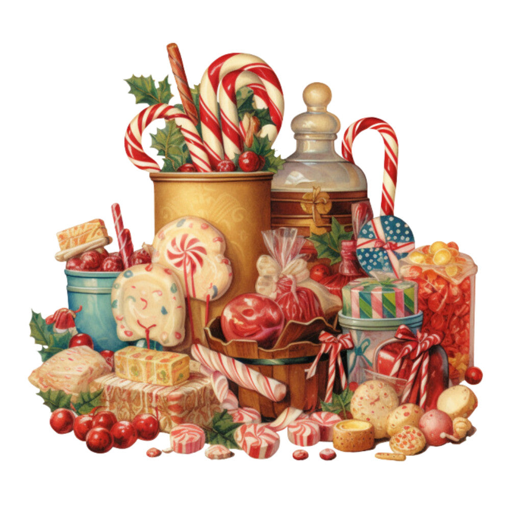 A Retro Christmas Fabric Panel 28