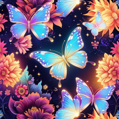 Luminous Wings Pattern 29 Minky Fabric