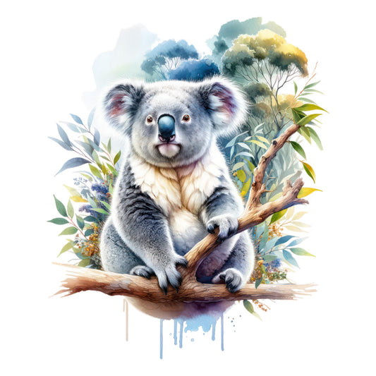 Australian Flora Fauna Fabric Panel 20