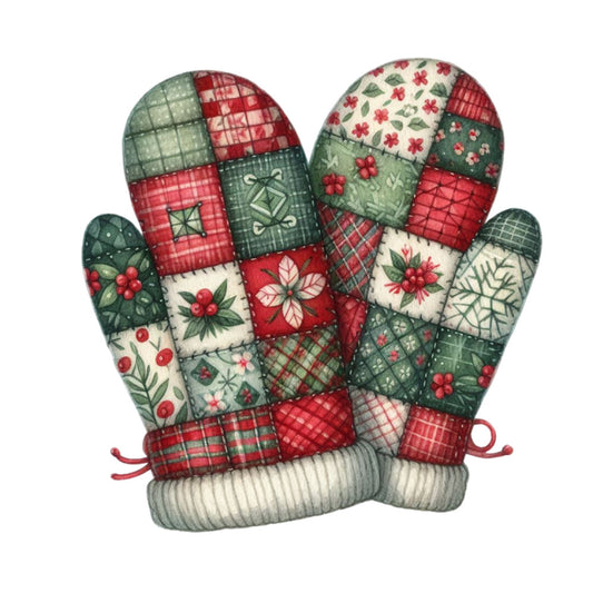 Christmas Patchwork Fabric Panel 22