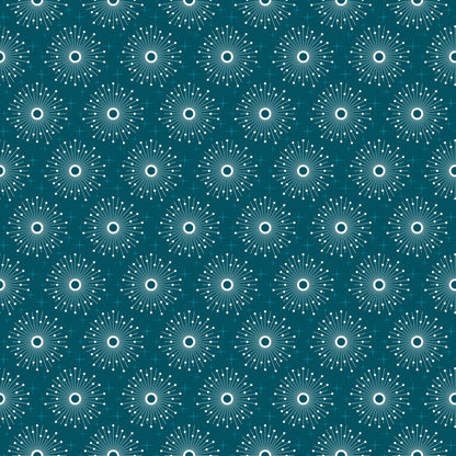 Atomic Starbursts Pattern 5 Quilting Cotton Fabric