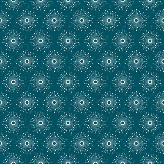 Atomic Starbursts Pattern 5 Quilting Cotton Fabric