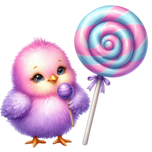 Pastel Chicks Fabric Panel 20