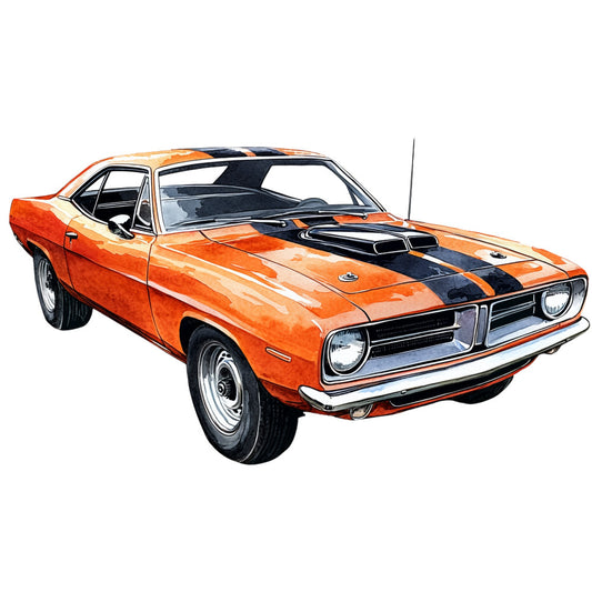 Muscle Cars Fabric Panel 22
