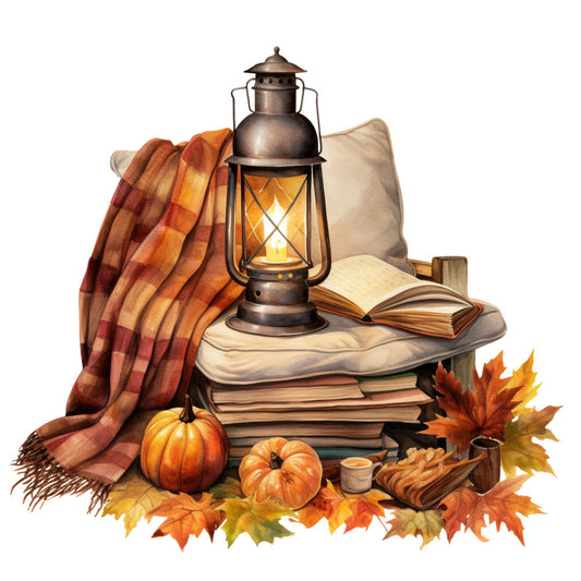 Cozy Autumn Fabric Panel 20