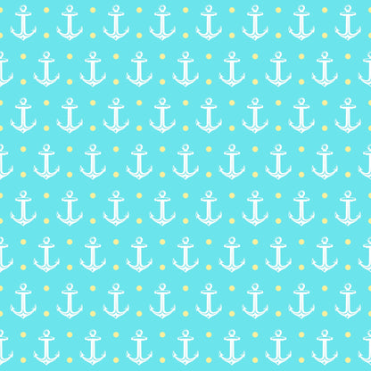 Tropical Shoreline Pattern 7 Minky Fabric