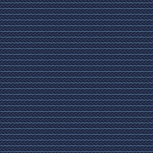 Maritime Blues Pattern 4 Minky Fabric