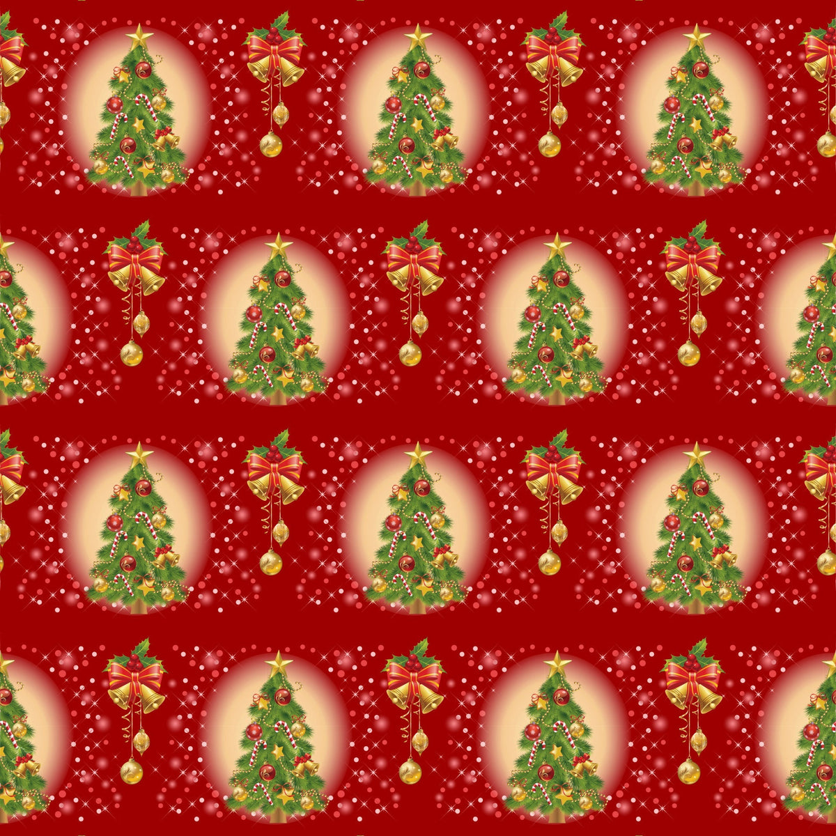 Retro Holiday Cheer Pattern 8 Minky Fabric
