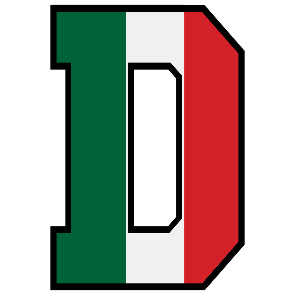 mexico flag colors, red white green, letter d, alphabet panel, patriotic design, fabric panel, quilting cotton, mexican theme, tricolor stripes, bold letter, national colors, craft fabric, sewing panel, geometric letter, verde blanco rojo, flag motif, applique design, cotton fabric, decorative panel, mexican pride