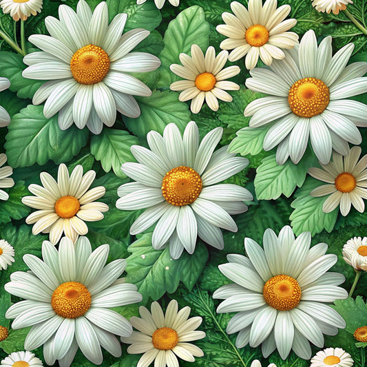 Realistic Flowers Pattern 33 Quilting Cotton Fabric
