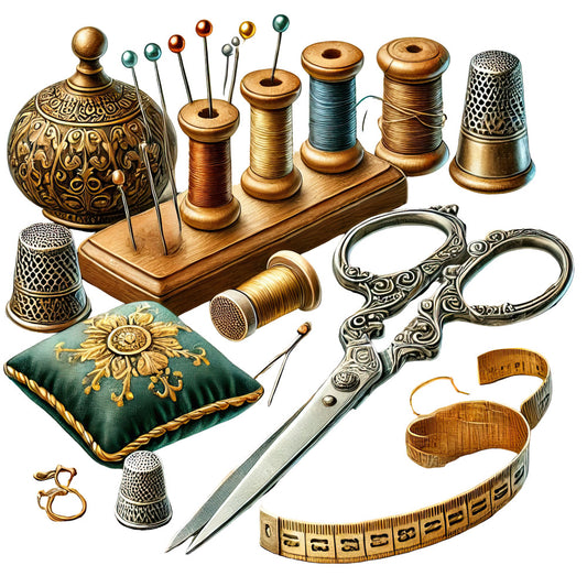 Sewing Scenes Fabric Panel 8