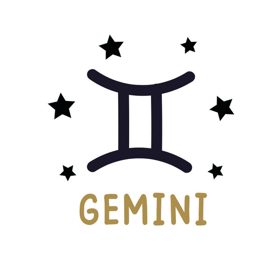 gemini, zodiac, astrology, horoscope, stars, celestial, gold, black, navy, dark blue, geometric, modern, minimalist, contemporary, simple, clean lines, zodiac sign, twin, air sign, constellation, spiritual, mystical, home decor, wall art, baby nursery, gifts, unisex, elegant, sophisticated