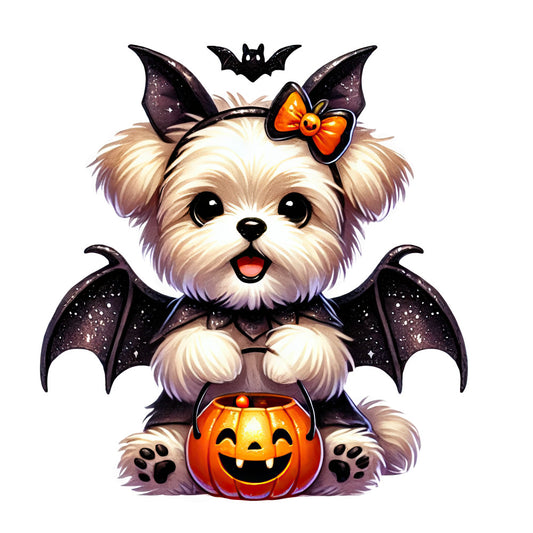 Halloween Wonder Animals Fabric Panel 36