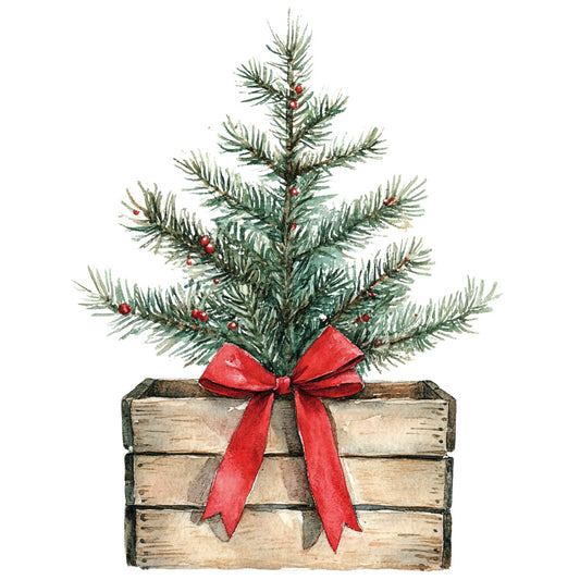 Rustic Christmas Fabric Panel 28