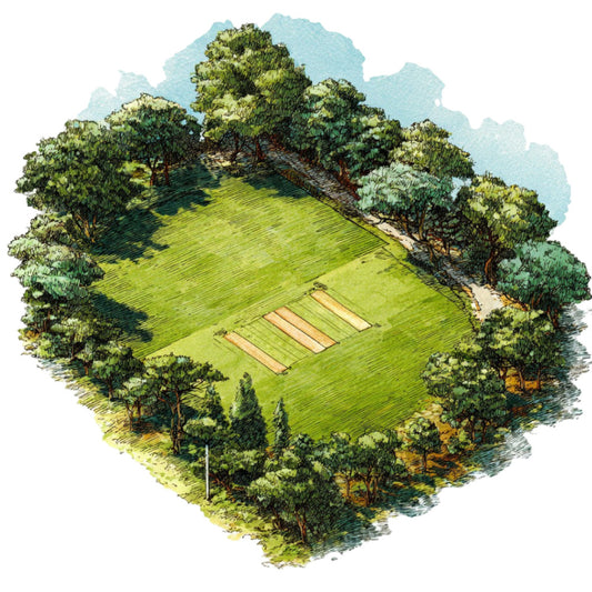 landscape, nature, pastoral, countryside, rolling hills, meadow, field, forest green, sage green, lime green, light blue, sky blue, brown, earthy tones, trees, woodland, scenic, isometric view, aerial view, farmland, rural, peaceful, tranquil, spring, summer, wall hanging, home decor, nature lovers, botanical, organic