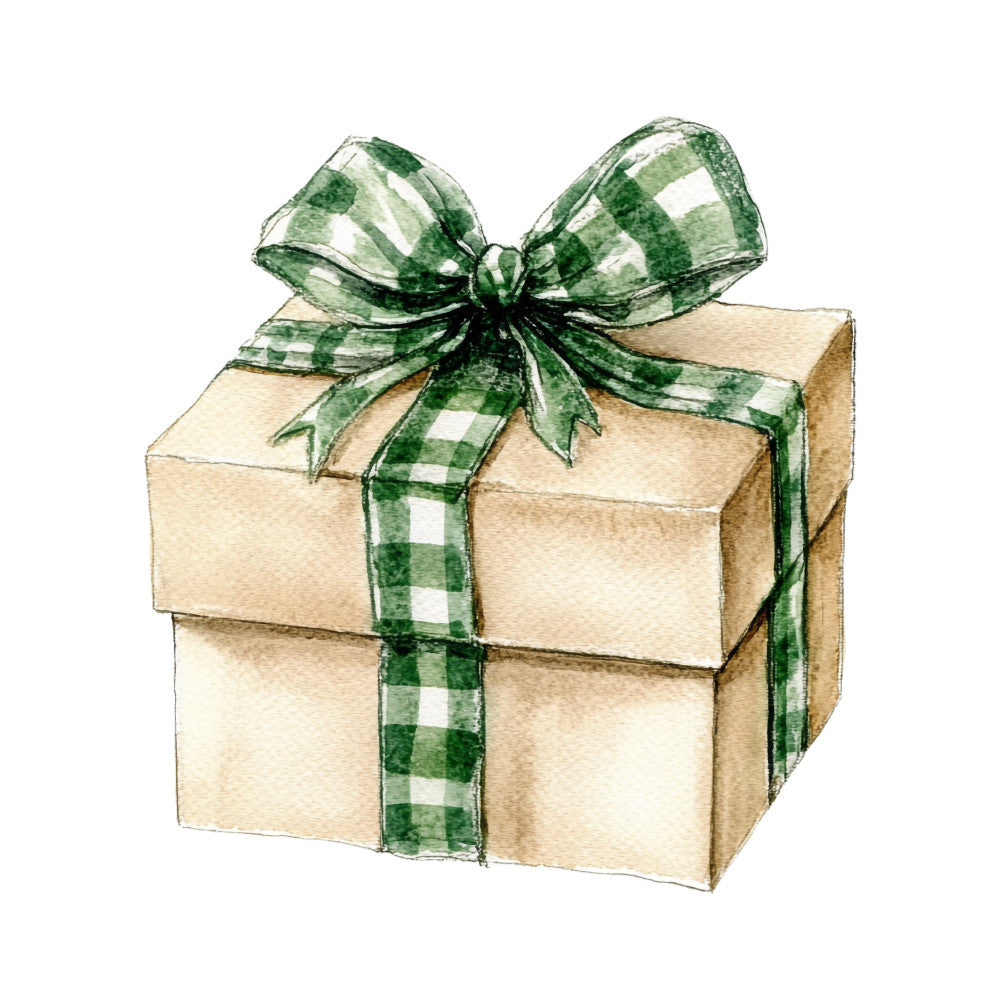 Green Christmas Fabric Panel 10