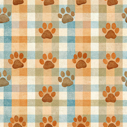 Dog Paws Pattern 27 Quilting Cotton Fabric