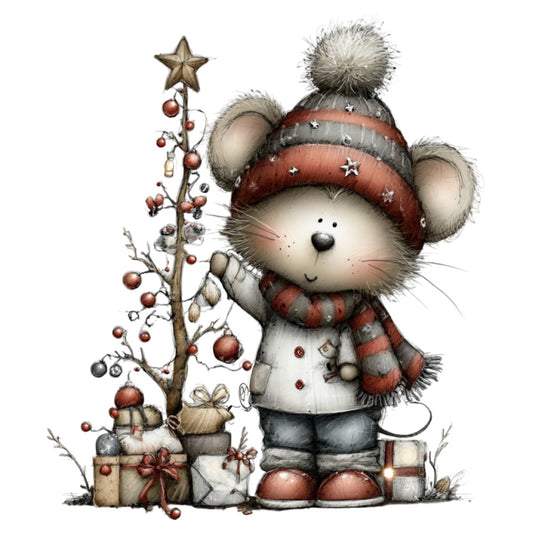 1st Whimsical Christmas Fabric Panel 97