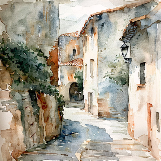 Spain Travel Art Fabric Panel 16